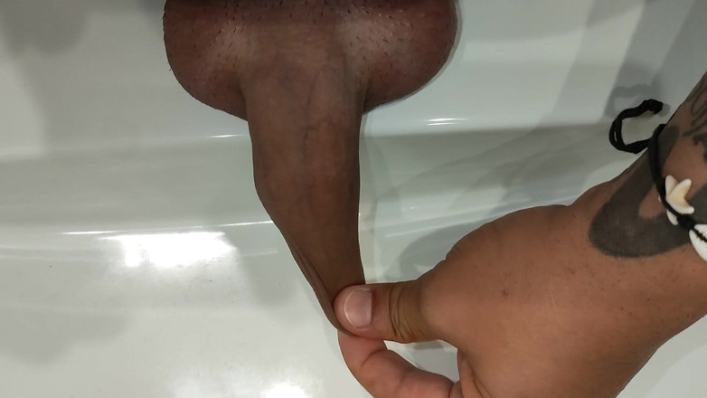 Idmir Sugary: 포피 플레이 - 쭉 뻗기, 뒤틀리기, 짜내기, 언컷되지 않은 자지에 포피 핑거링