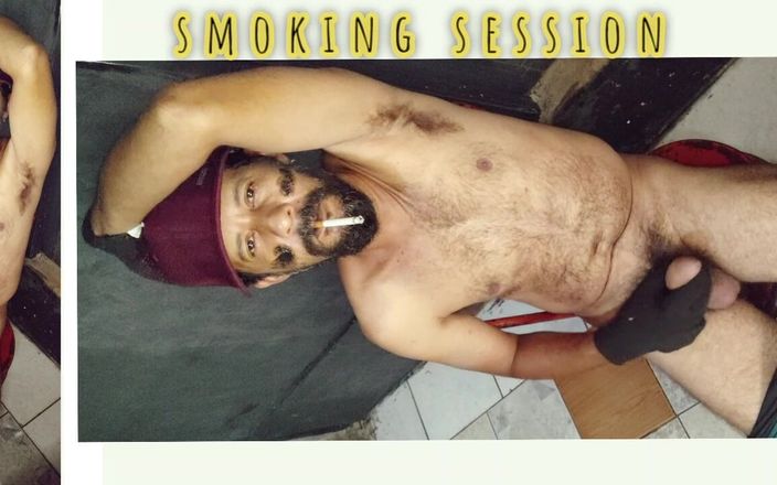 Hairy stink male: Smoking Session for You