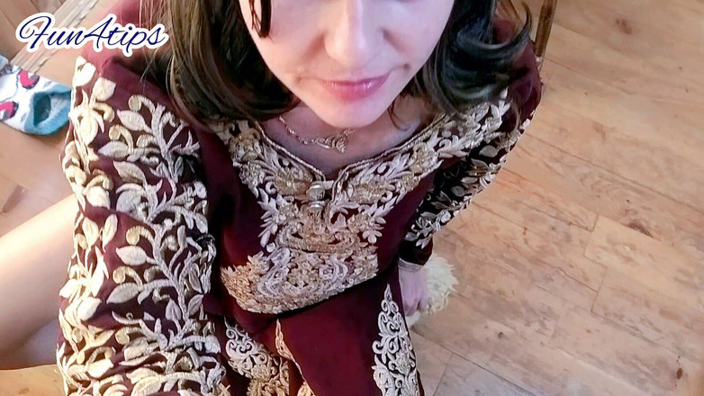 Bolly Karma: Sex Slave Housewife Day Started Sucking