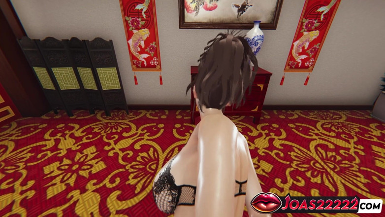 Joas22222: Fubuki Stockings Lifting 3D Hentai - Reverse Pose, POV Missionary and Tied...