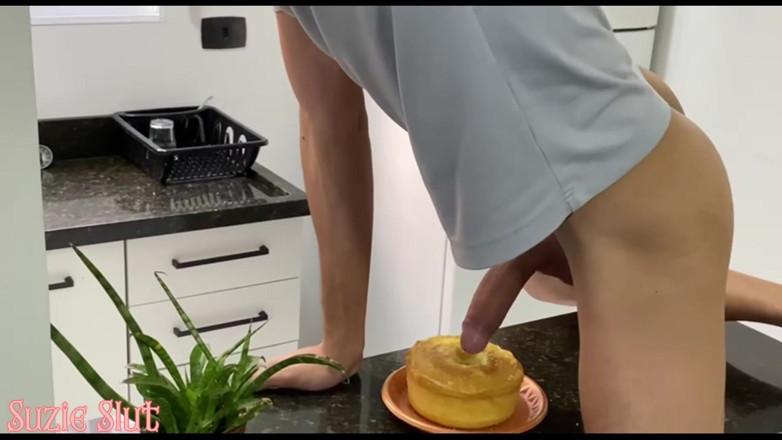 Suzie Hard Anal: My Stepmom Catches Me Masturbating with Cake She Made for...
