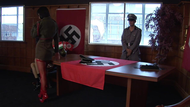 You're in the Army now: Attractive Hungarian army sluts enjoy hardcore group sex at a...