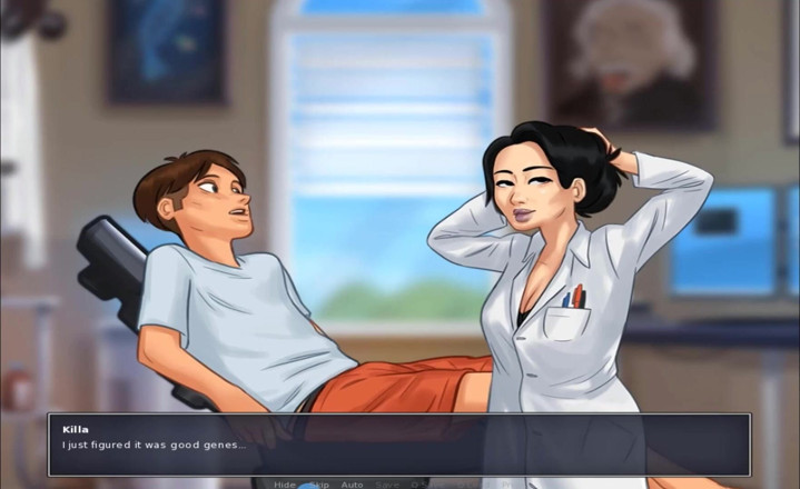 Hentai World: Summertime saga - Asian woman jerk my cock in college