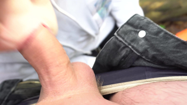 Jessahk: Sucked and swallowed his cum in the woods