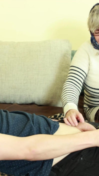 His First Experience with a Hairy Fat Belly Grandma