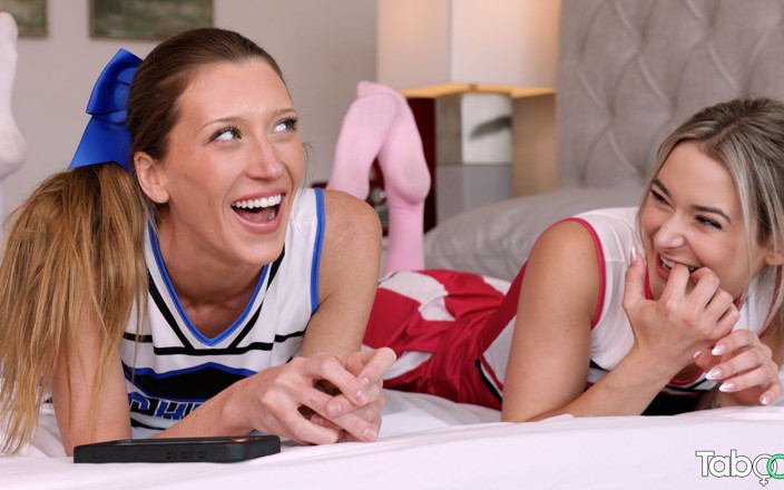 Taboolu: Cheerleader Step Sis and BFF Need Extra Practice - Addison Vodka...