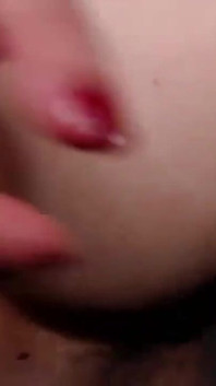 Natural Horny Brunette Shows off Ass Tits and Holes