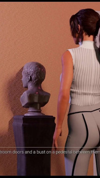 Croft Adventures Hentai Game Parody Ep.5 Lara Find a BBC Gloryhole in the Library Restroom!