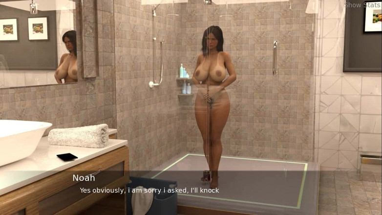 Dirty GamesXxX: Project hot wife: Sexy milf stucked in the shower- Ep 18