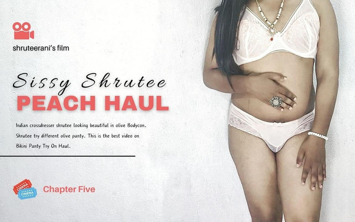 Shruteerani: Sissy Shrutee Chapter 5 - Solo Indian Trans in Lingerie