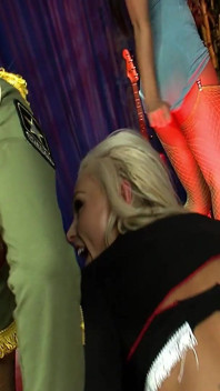 Thirsty Blondes Scene-2_pair of Busty Blonde Teens Having a Threesome in Lingerie