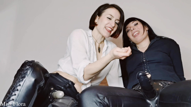 Miss Flora: POV Strap-on Fuck Preparation with Goddess Aurora