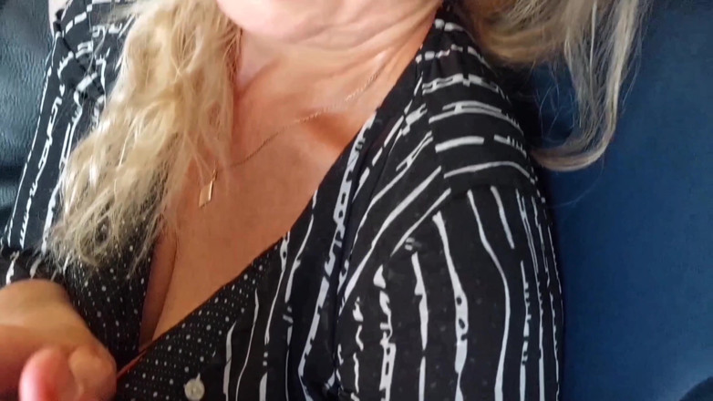 Selena701: Mature Blonde Wife Enjoys Sex After Flight