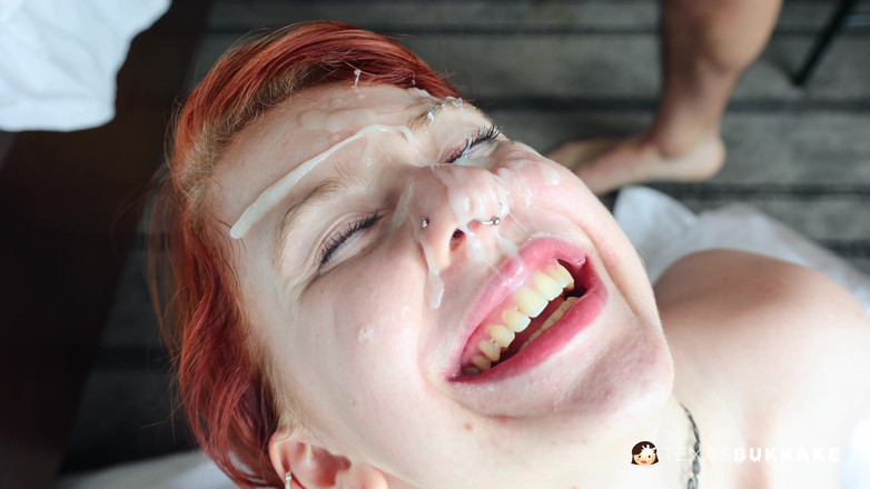 Bukkake & Gangbangs from Texas!: Первый гэнгбэнг и буккаке с Hannah