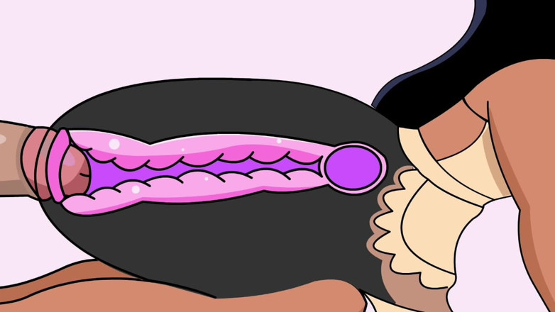 Animate golden: Huisvrouw krijgt creampie