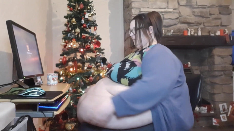 SSBBWLadyBrads: Najgrubsza dziewczyna w pracy brzuch ściera się