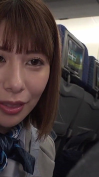 Beautiful Ass Cabin Attendant - S-shape Ass Swinging Cowgirl Position. 2