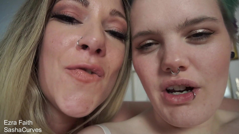 Ezra faith: Uriașele mănâncă pervers minuscul împreună! - HD Mkv - Ezra Faith și Sasha Curves
