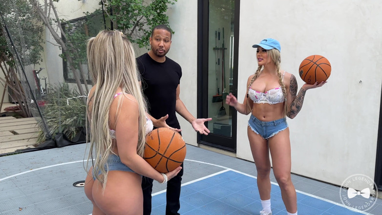 John Legendary: Busty Cheating Pawgs Fuck BBC Coach on Basketball Court
