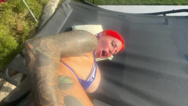 CatCoxx: My First Ao Pool - He Even Squirts 2 Times!