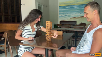 Katty West: Stepsister Lost Her Ass in a Game of Jenga and...