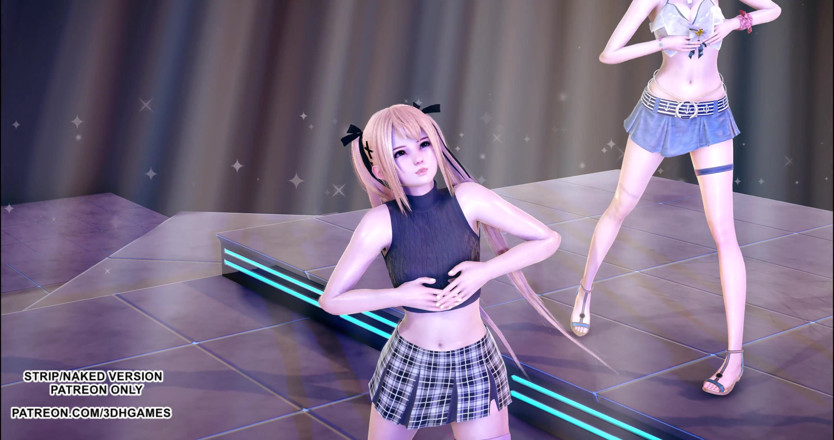 3D-Hentai Games: [MMD] Penakluk Doa Marie Rose Misaki Tamaki tarian panas 4k 60fps