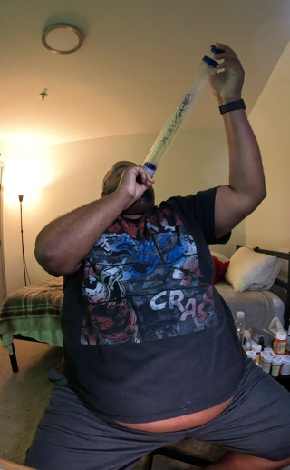 Blkhole420: Dessert and Bierstick chug