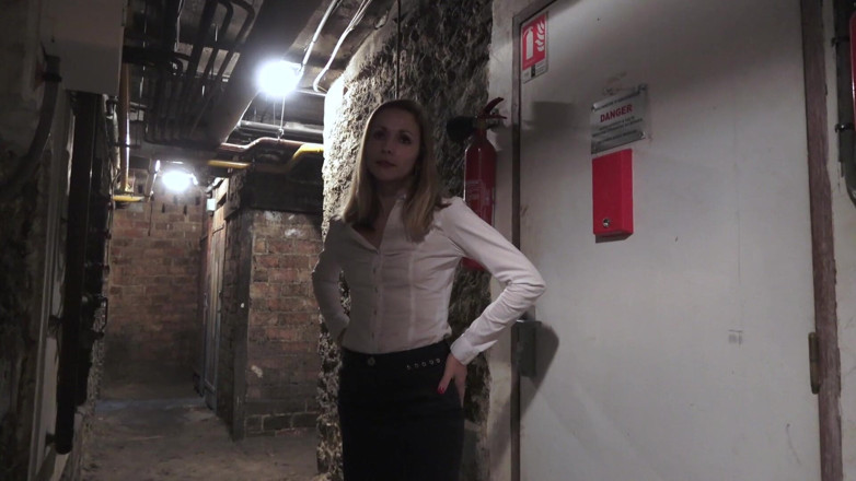 Rick Angel: Anal in a dirty cellar for french MILF Alice