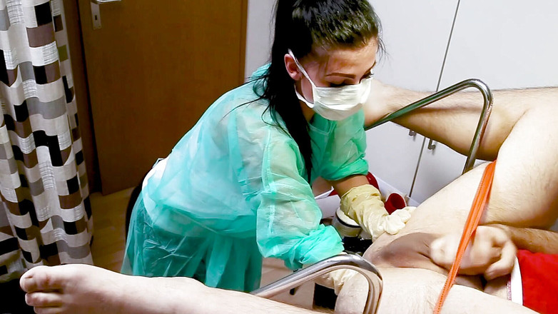 Marcus Pollack: Young black haired dominant babe fists male ass