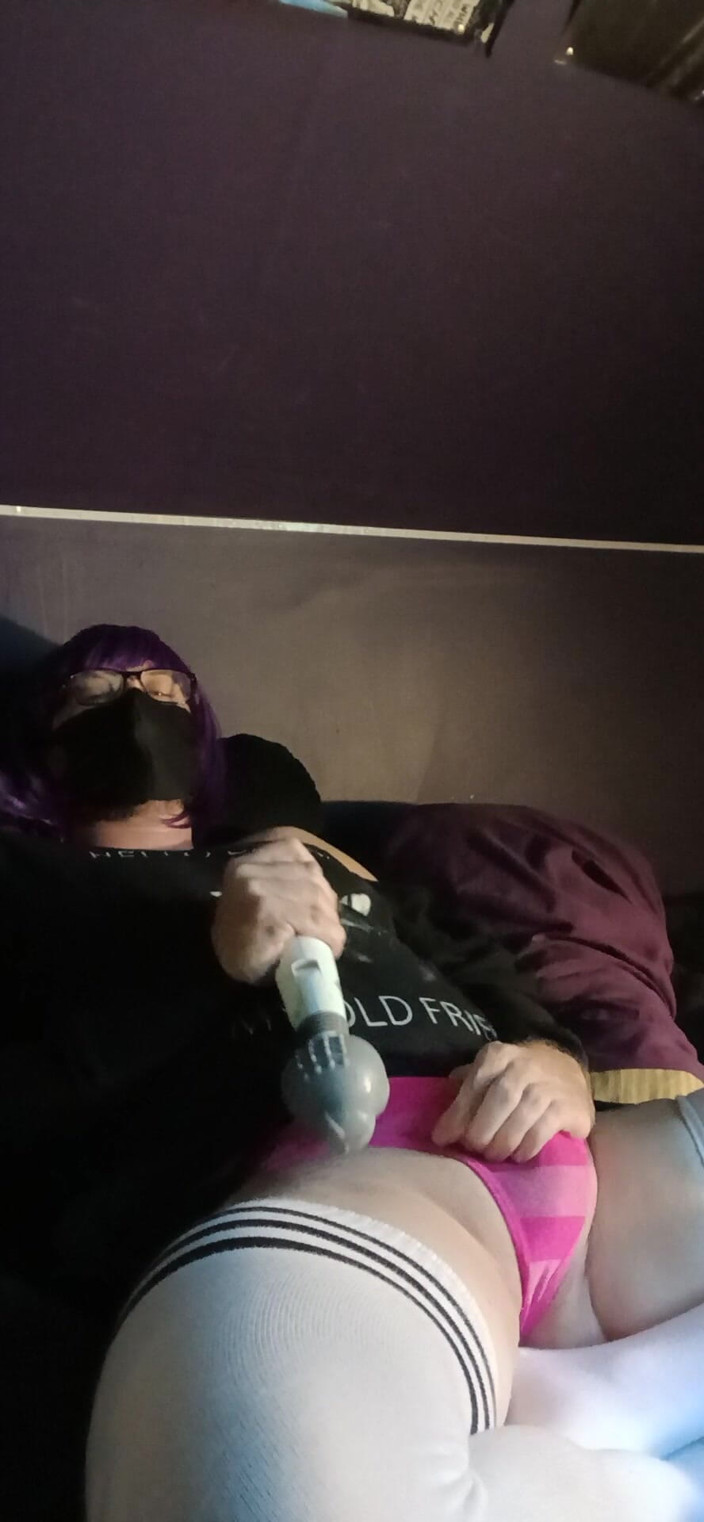 Raven LeSynn: Vibrator Masturbation and Cumming Through Panties with Raven Letrap