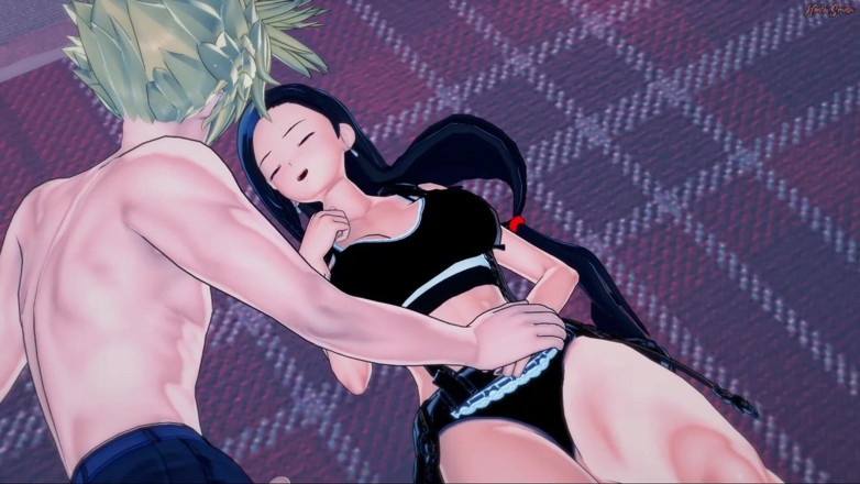 Hentai Smash: Tifa wordt geneukt door de cloud, Final Fantasy 7 Hentai.