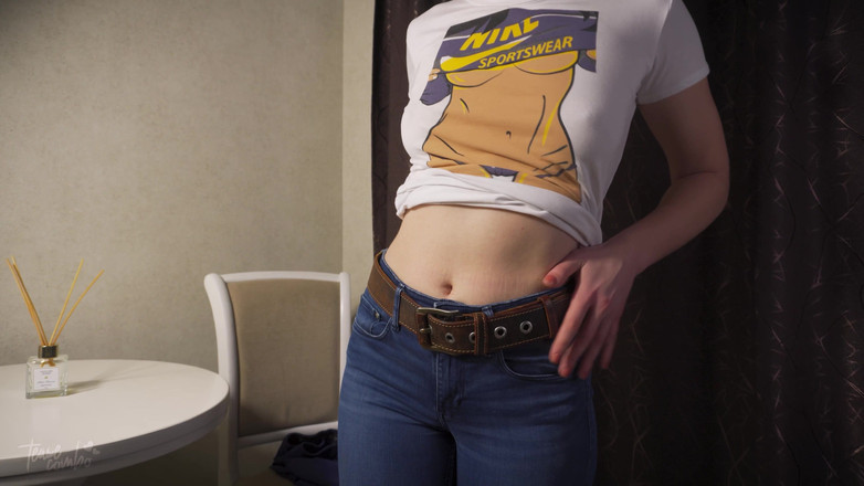 Teasecombo 4K: Réel, legging maison amateur et taquinage de cul en jean