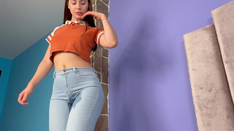 alejakink: Fulfilling His Fetish Hot Piss in My Jeans