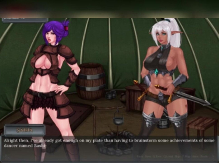 3DXXXTEEN2 Cartoon: Sabia a její sexy tanec. 3D porno kreslený sex