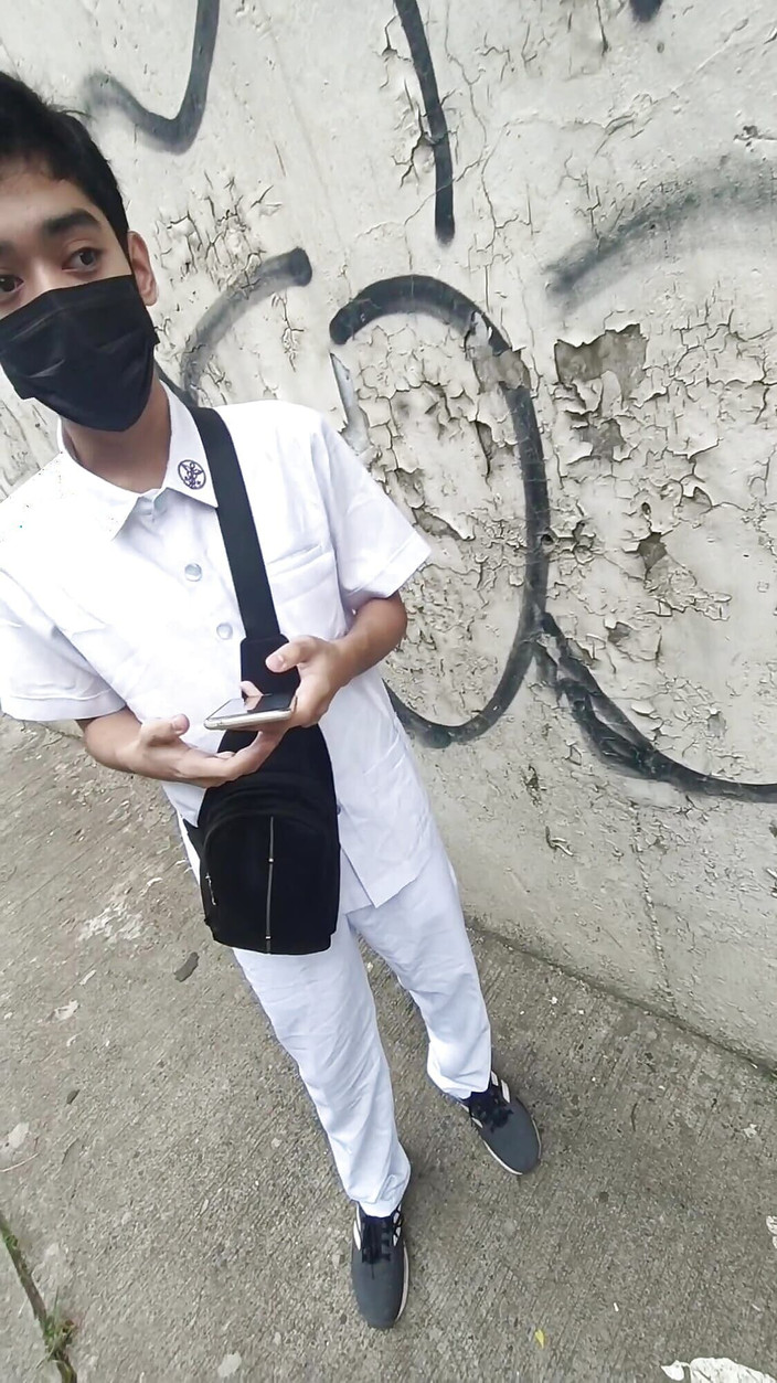 Rent A Gay Productions: Vzala jsem si tuto sexy vysokoškolskou dno na jeho cestě...