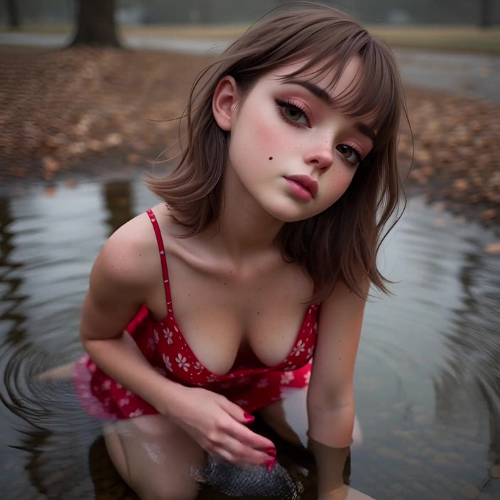 DazeminaX: Horny in a Rainy Park - Part1 Izaline - Dazeminax (ai)