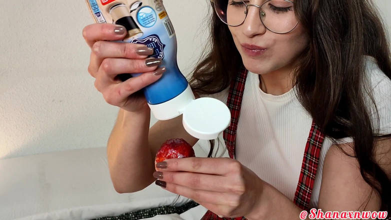 Shanaxnow: Strawberries with Shana Food Fetish