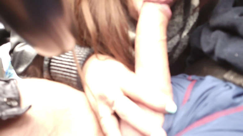 JadeandDamon: Car Smoking Blowjob Mouth Cum