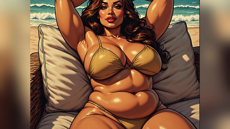 AI Porn: Stunning Beach Babes Ai Art