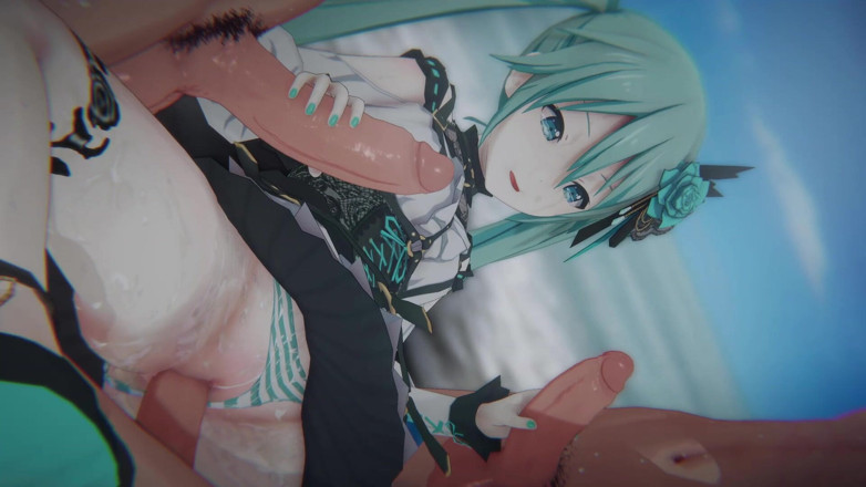 Tomu aisuman: [project Sekai] Miku's Digital Diva Defiled: Bound Vocaloid &amp; POV Gangbang (4k/60fps)