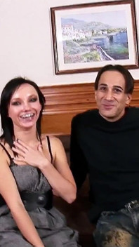 Horny skinny teen Jenny Anderson fucked by stepdad in front of the camera at casting