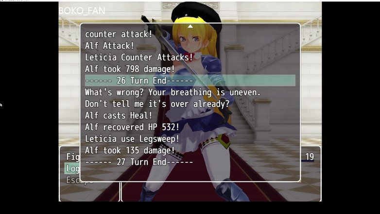 Boko Fan: Girl Beats Hero 1 Leticia