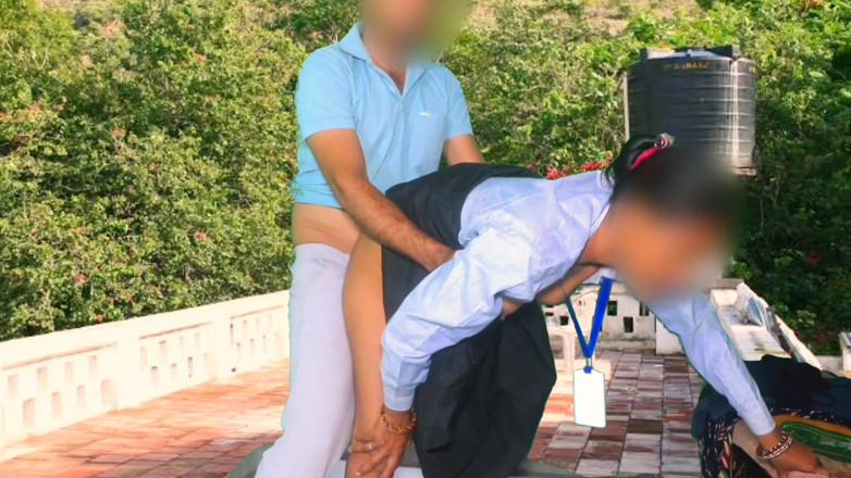 Beatricee: Students Outdore Rooftop Open Sex.desi Village Teen Girl Outdoor Sex...