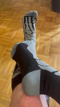 Cspot in Skeleton Socks