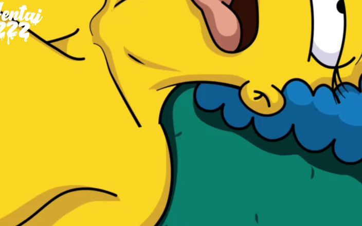 Hentai ZZZ: Homer und Marge Cartoon Porno-video