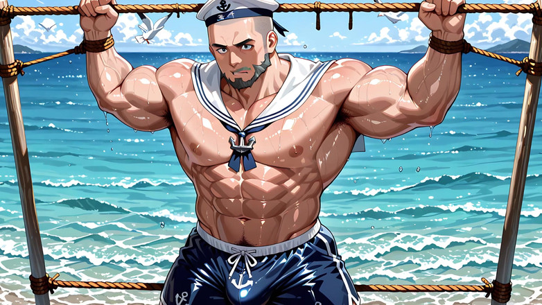 Erotic Man: Ai Handsome Men with Nice Muscular Bodies Non-nude Teasing