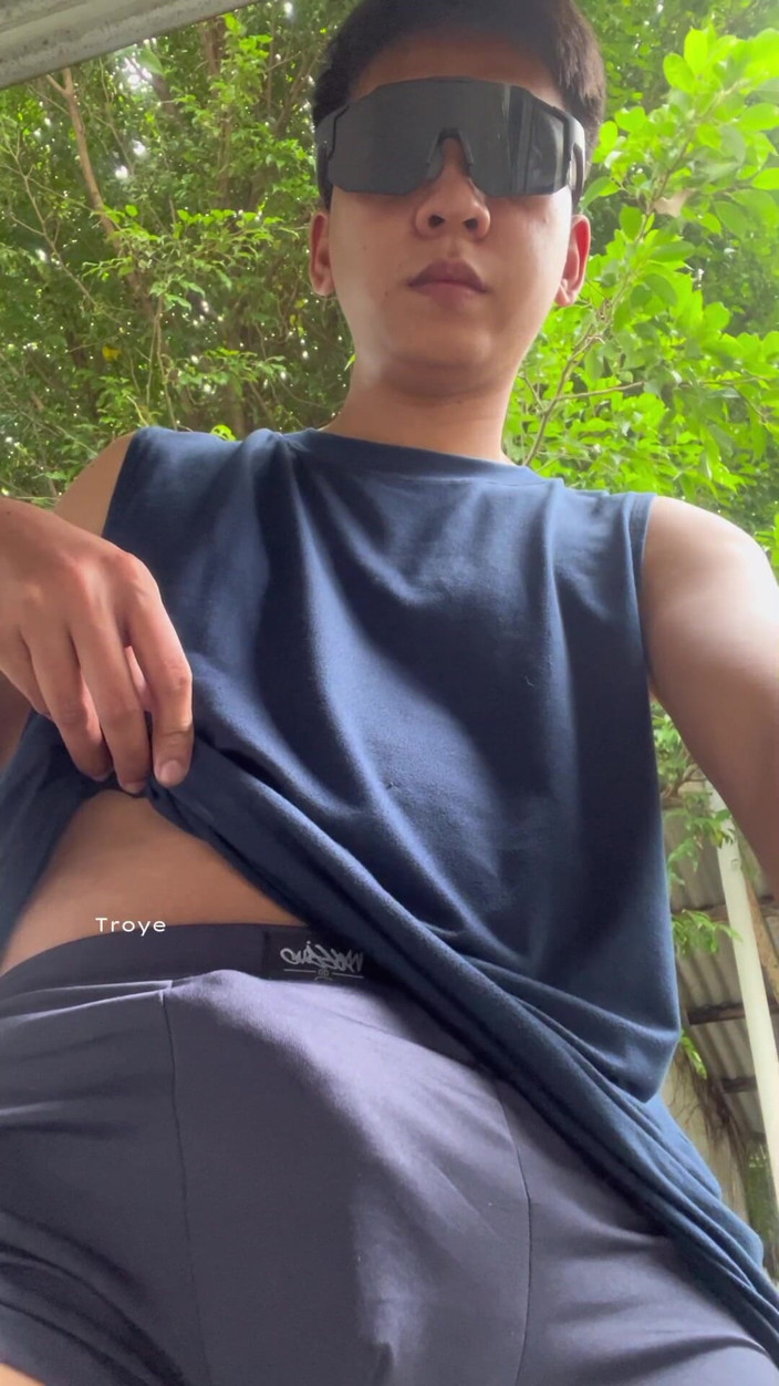 Troye_AsianPinoy: Naked Boy Outdoor Masturbation