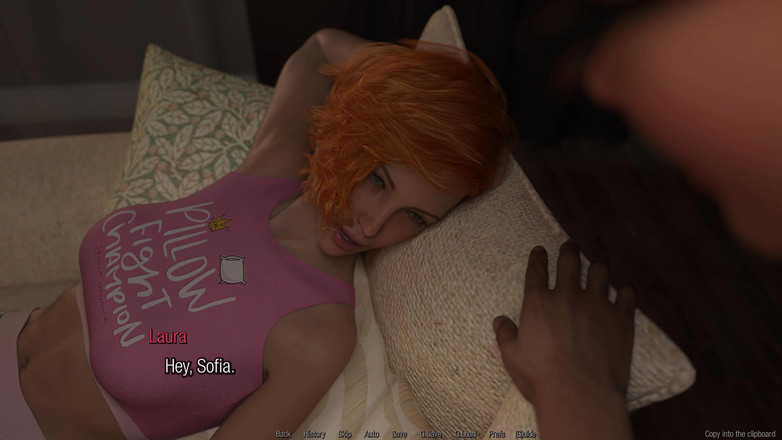 Hotgame Studio X: 바람피는 Sofia와 비밀 업무완료 - 14일차 밤: 난교, 블레이크와 함께 레즈 생각을 자위해