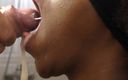 Bambulax: Black Mouth Fucked by White Cock and Cum in Mouth...