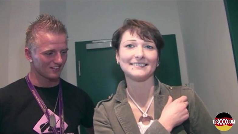 123XXX - 100% Amateurs: Fat Brunette German Chick Likes It From the Back